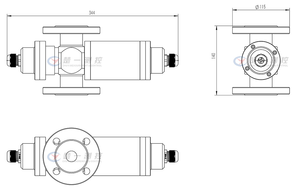 CYS-EX-SA1紫外掃描光譜儀產品尺寸